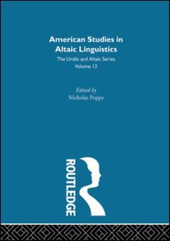 American Studies in Altaic Linguistics