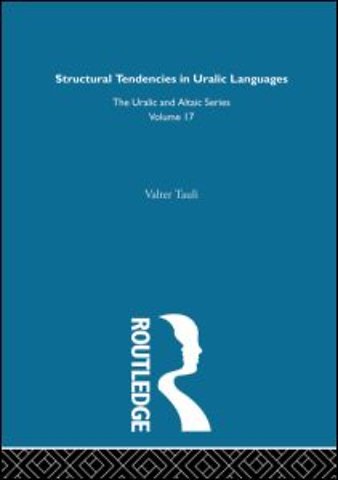 Structural Tendencies in Uralic Languages
