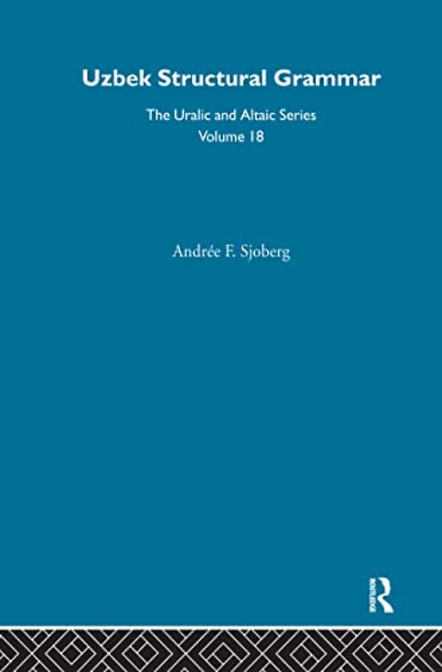 Uzbek Structural Grammar