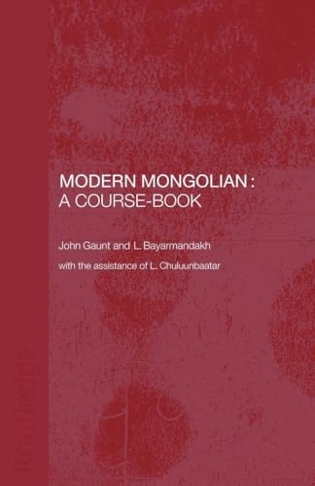Modern Mongolian: A Course-Book