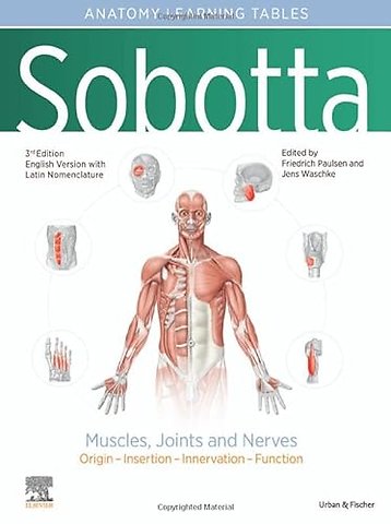Sobotta Learning Tables of Muscles, Joints and Nerves, English/Latin