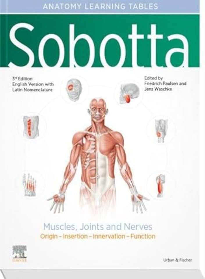 Sobotta Learning Tables of Muscles, Joints and Nerves, English/Latin
