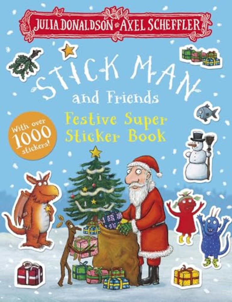 Stick Man and Friends Festive Super Sticker Book