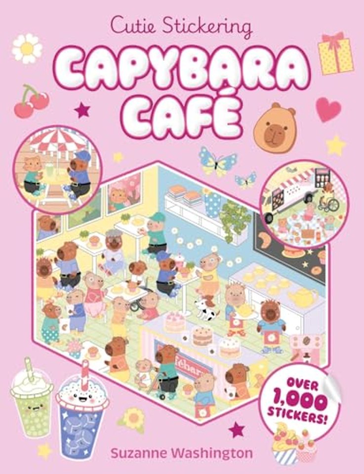 Cutie Stickering #1 Capybara Cafe: The Ultimate Cosy Sticker Book