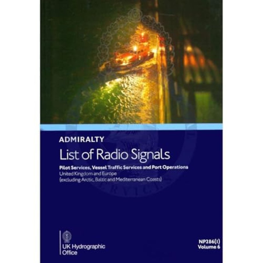 ADMIRALTY NP286(1) RadioSignals Pilot VTS Port - Europe West