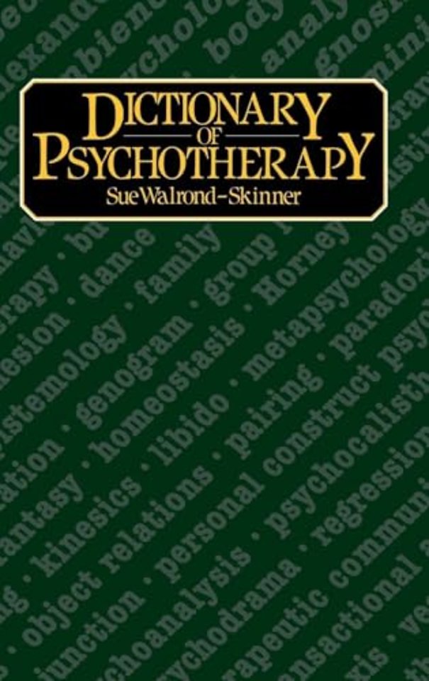 Dictionary of Psychotherapy