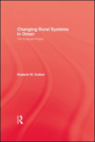 Changing Rural Systems In Oman