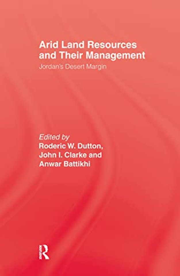 Arid Land Resources and Their Management