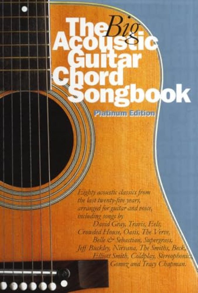 The Big Acoustic Guitar Chord Songbook Platinum Ed