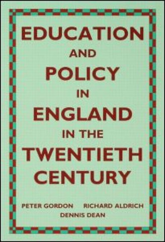 Education and Policy in England in the Twentieth Century