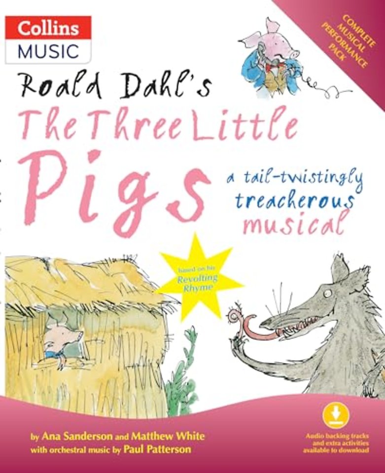 Roald Dahl's The Three Little Pigs (Book + Download)