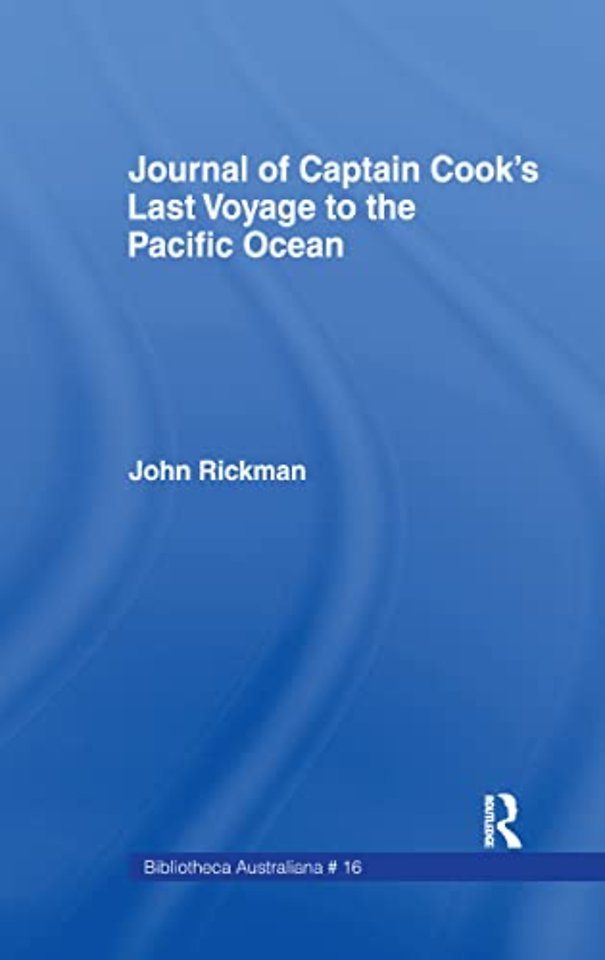 Journal of Captain Cook's Last Voyage