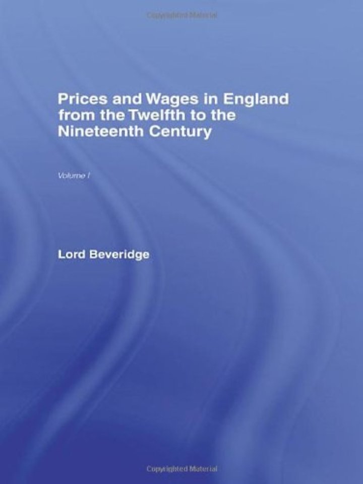 Prices and Wages in England