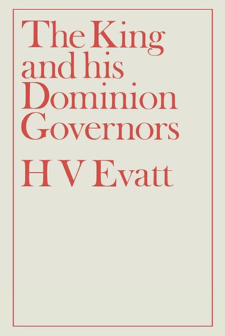 King and His Dominion Governors, 1936