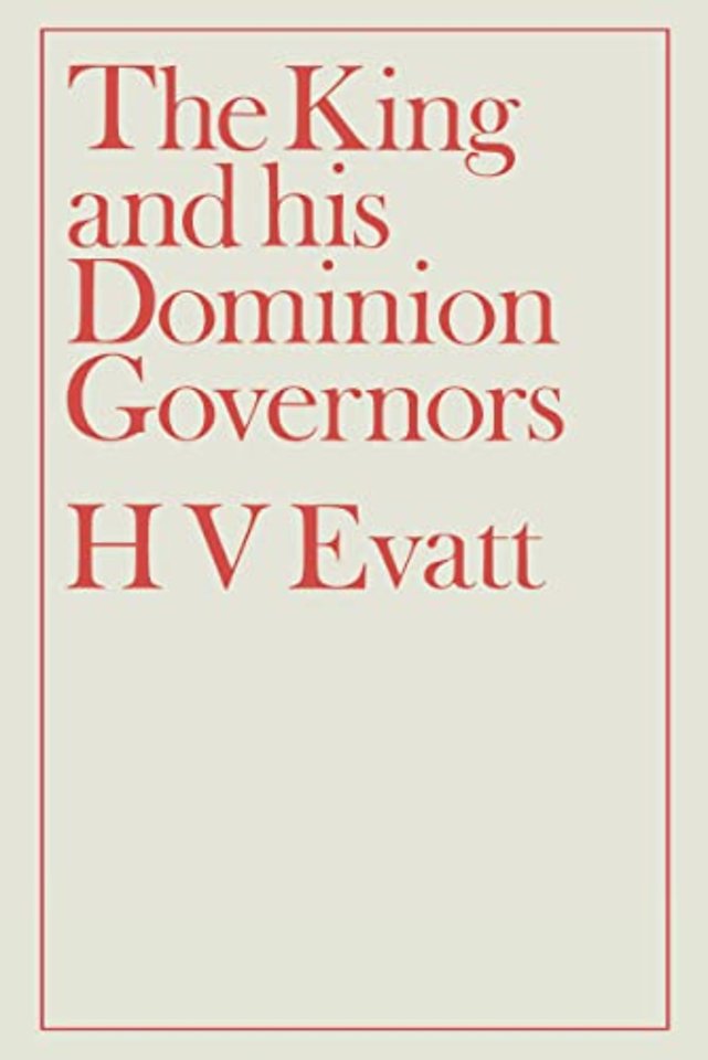 King and His Dominion Governors, 1936