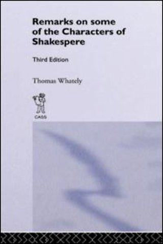 Remarks on Some of the Characters of Shakespeare