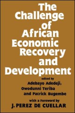 Challenge of African Economic Recovery and Development