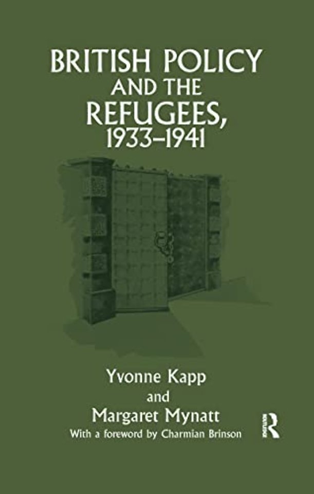 British Policy and the Refugees, 1933-1941