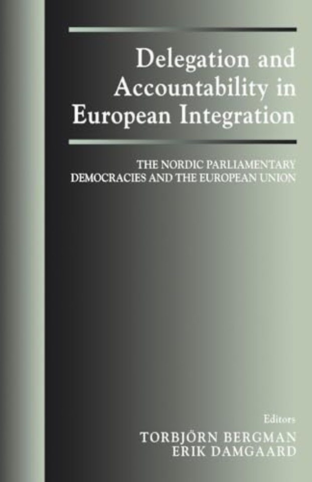 Delegation and Accountability in European Integration