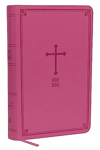 NKJV, Deluxe Gift Bible, Leathersoft, Pink, Red Letter, Comfort Print