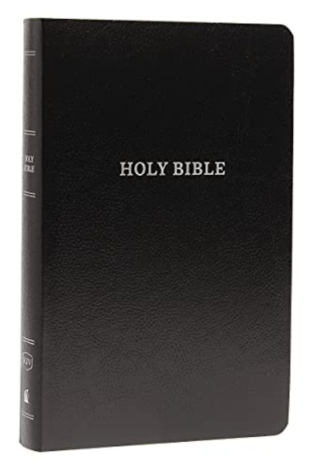 KJV Holy Bible: Gift and Award, Black Leather-Look, Red Letter, Comfort Print: King James Version