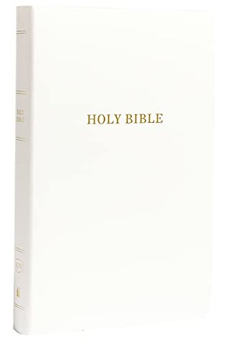 KJV, Gift and Award Bible, Imitation Leather, White, Red Letter Edition