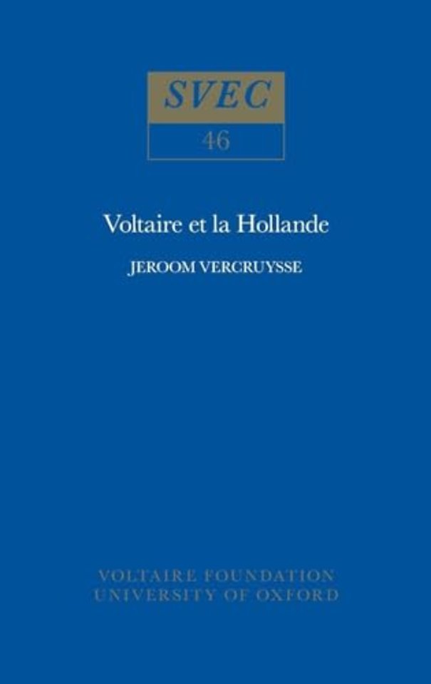 Voltaire et la Hollande