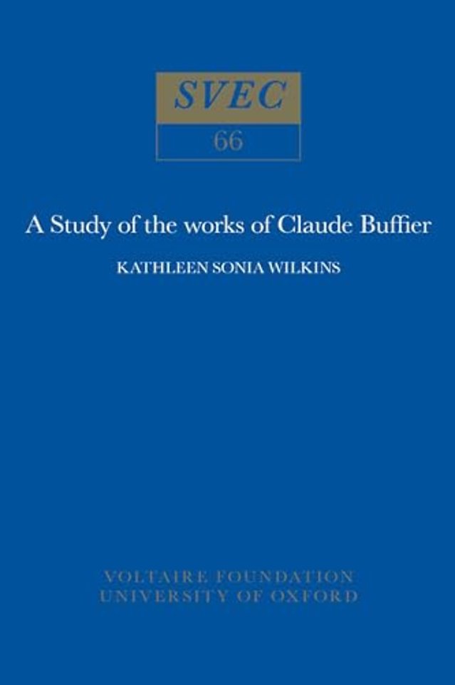 Study of the works of Claude Buffier