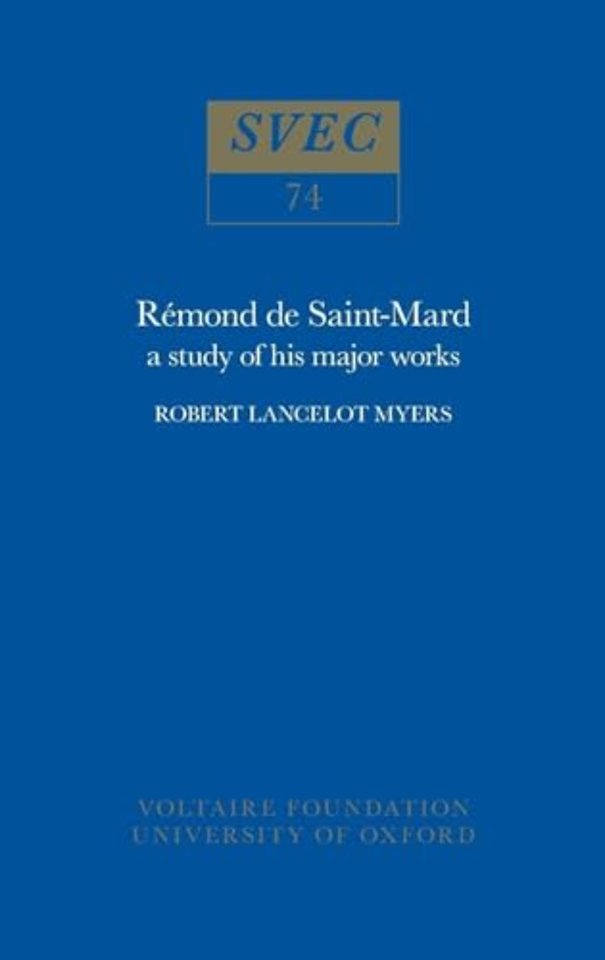 Rémond de Saint–Mard – a study of his major works
