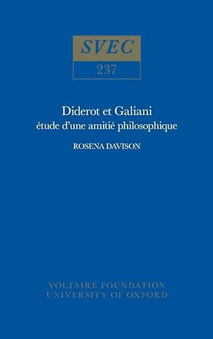Diderot et Galiani – étude d`une amitié philosophique