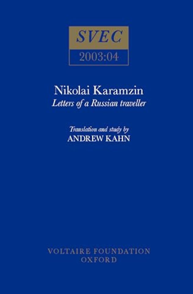Nikolai Karamzin – Letters of a Russian Traveller