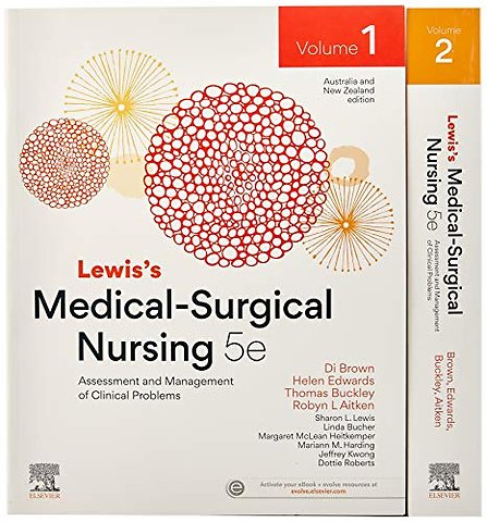 Lewis's Medical-Surgical Nursing: Assessment and Management of Clinical Problems, 2-Volume Set, 5th ANZ Edition