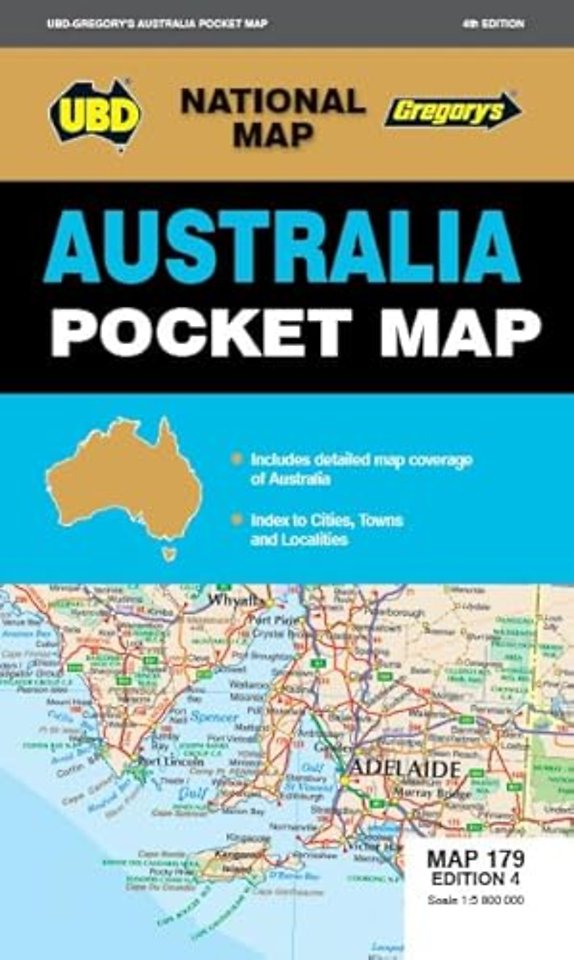 Australia Pocket Map 179 4th ed