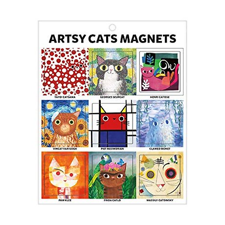 Artsy Cats Magnets