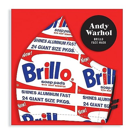 Andy Warhol Brillo Face Mask