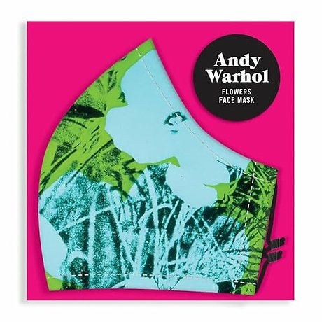 Andy Warhol Flowers Face Mask