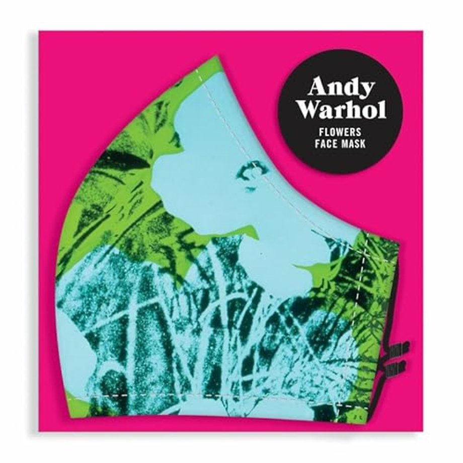 Andy Warhol Flowers Face Mask