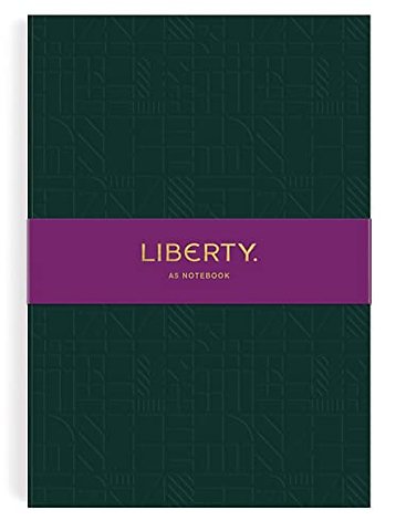 Liberty Dark Green Tudor A5 Embossed Journal