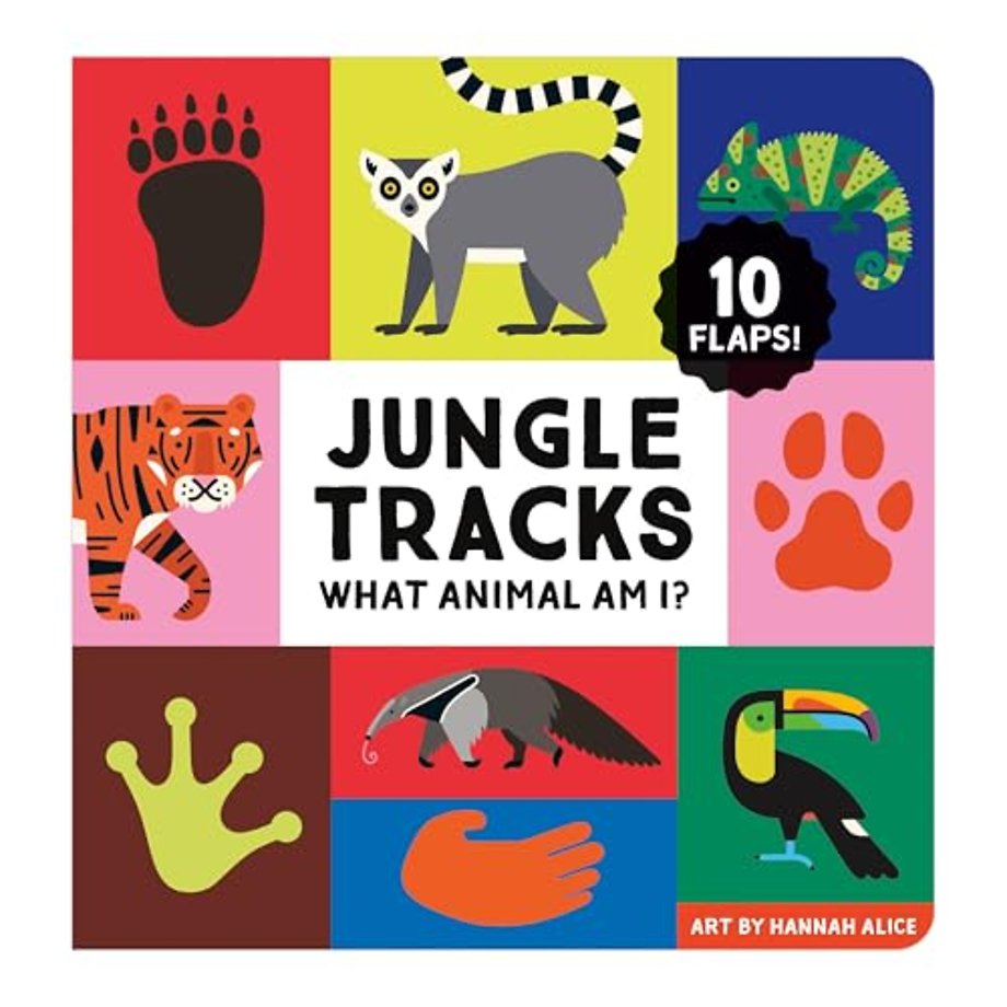 Jungle Tracks Lift-the-Flap Board Book