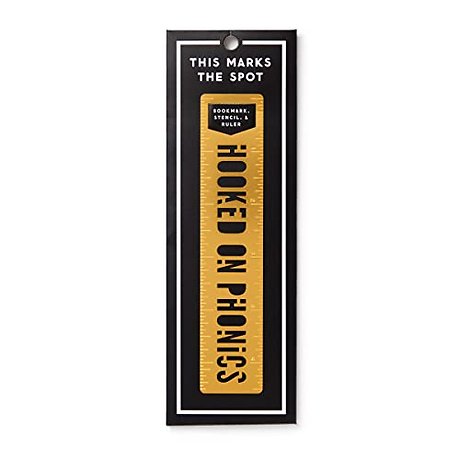 Hooked On Phonics Metal Bookmark Stencil