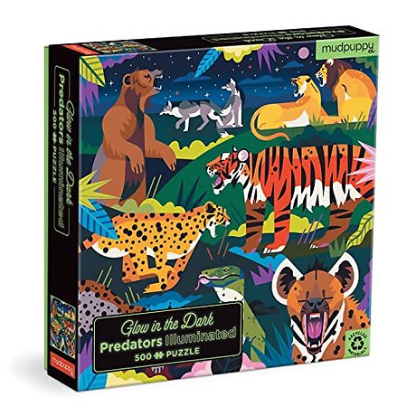 Predators Illuminated 500 Piece Glow in the Dark Puzzle