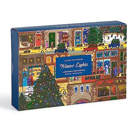Joy Laforme Winter Lights 12 Days of Puzzles Holiday Countdown