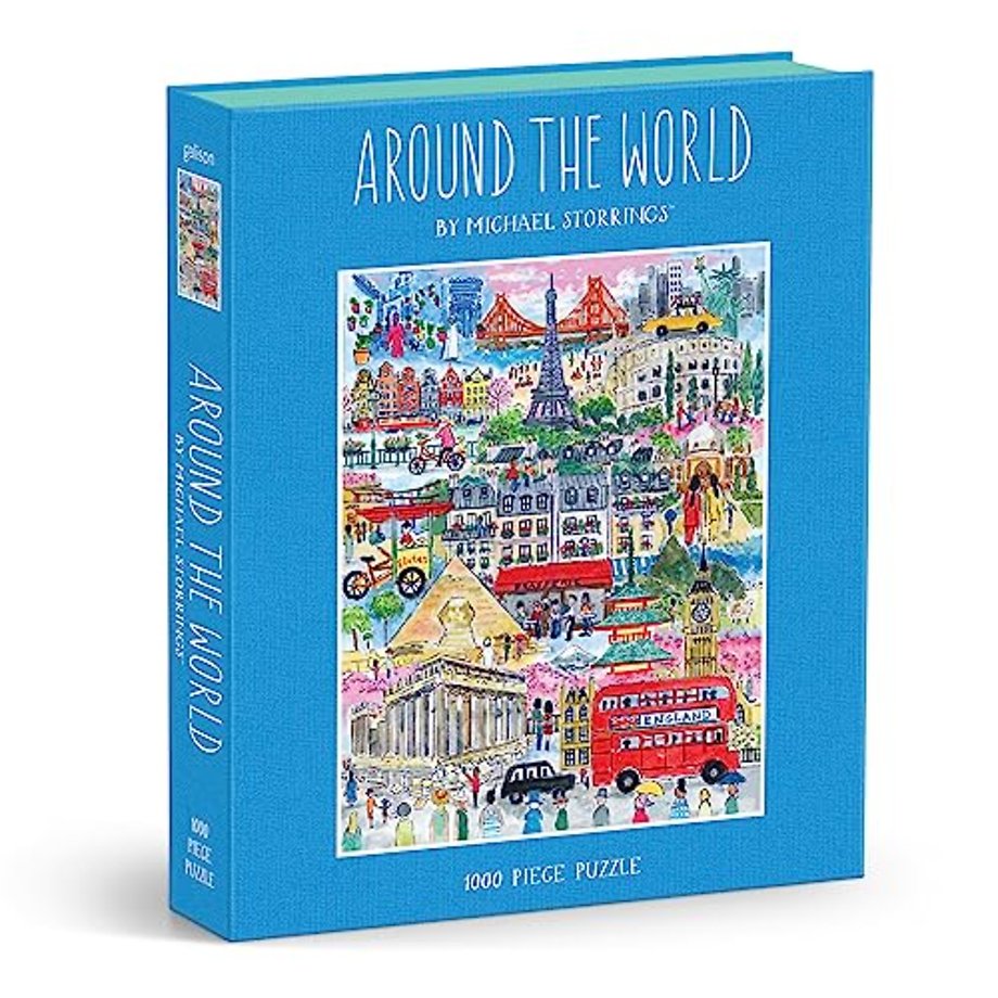 Michael Storrings Around the World 1000pc Book Puzzle