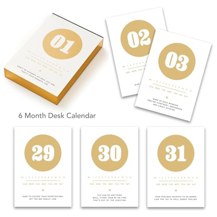 Make My Day Undated Desk Calendar