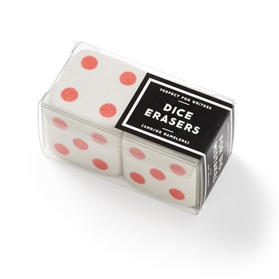 Make Big Mistakes Giant Dice Eraser Set