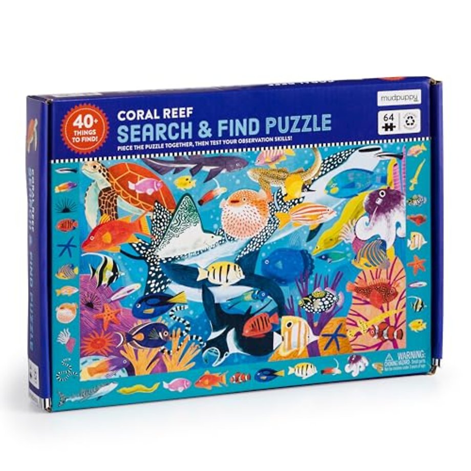 Coral Reef 64 Piece Search & Find Puzzle
