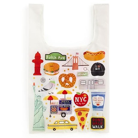 The Big Apple Packable Nylon Tote Bag