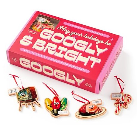 Googly & Bright Holiday Ornament Countdown Calendar