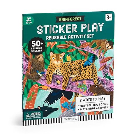Rainforest Sticker Play Reusable Activity Set