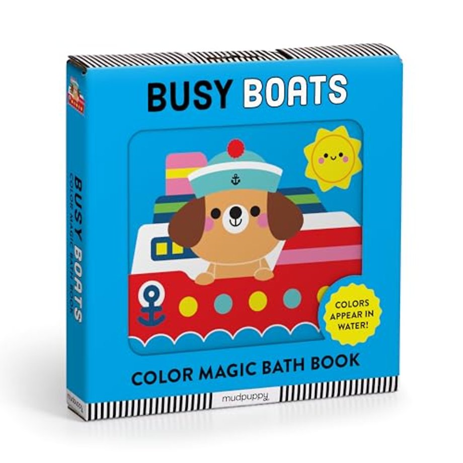 Busy Boats Color Magic Bath Book